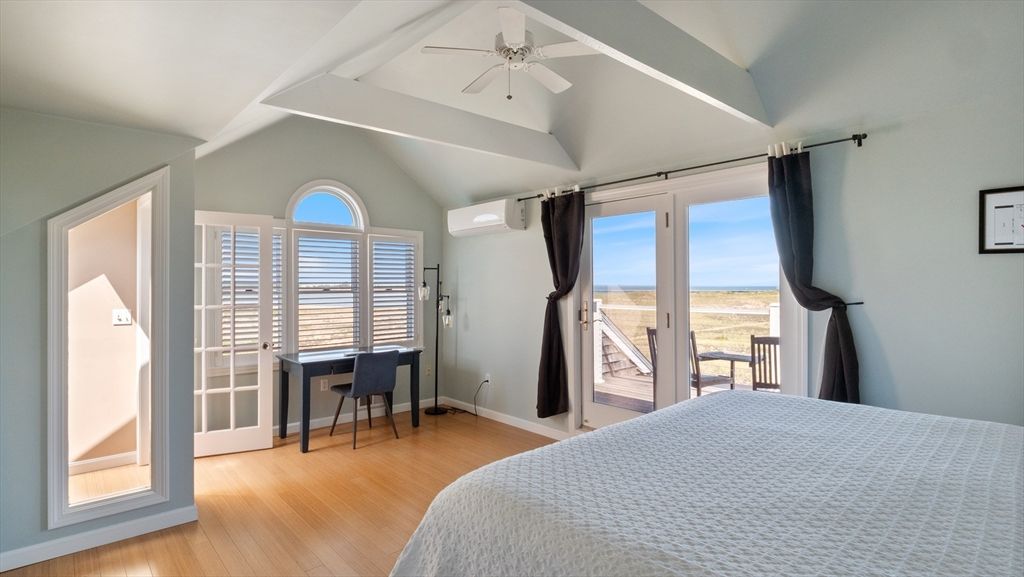 Bedroom, Home Office, Interior, Water, Wood Texture Flooring