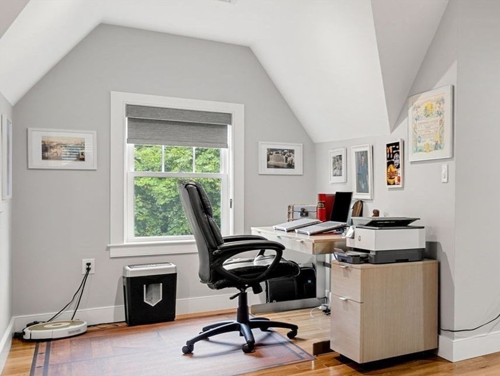 Home Office, Interior, Wood Texture Flooring