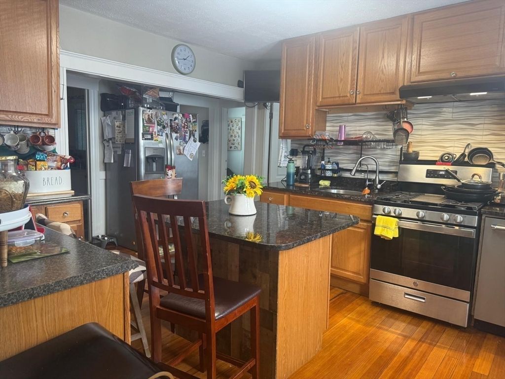 Interior, Kitchen, Wood Texture Flooring
