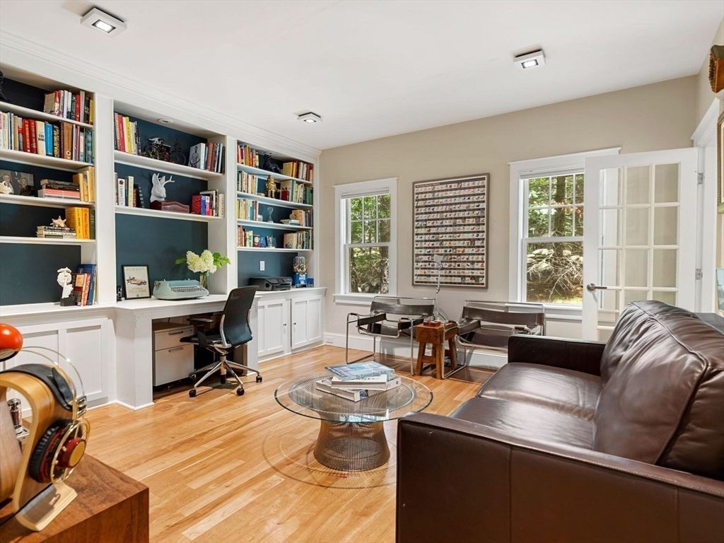Home Office, Interior, Wood Texture Flooring