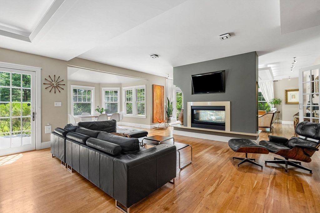 Fireplace, Interior, Living room, Wood Texture Flooring
