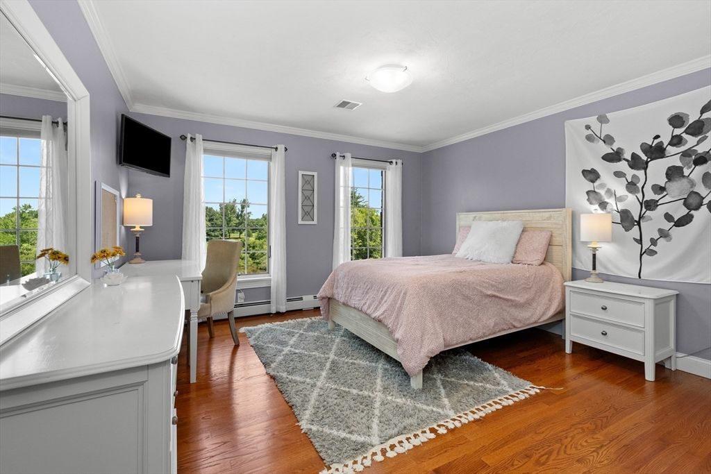 Bedroom, Interior, Wood Texture Flooring