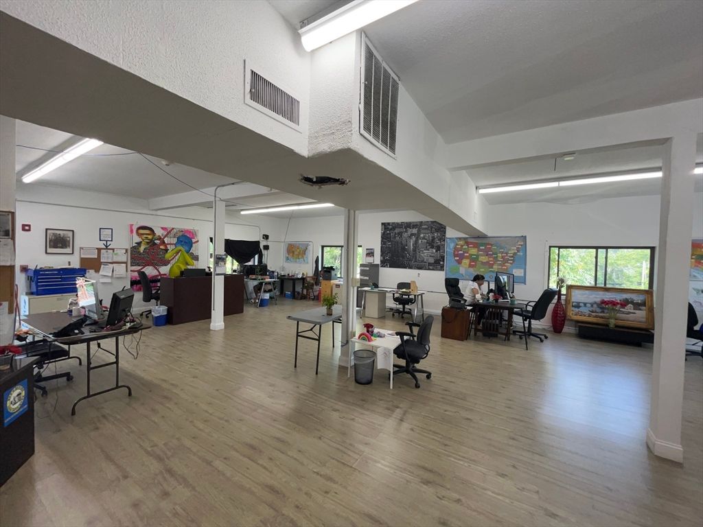 Home Office, Interior, Wood Texture Flooring