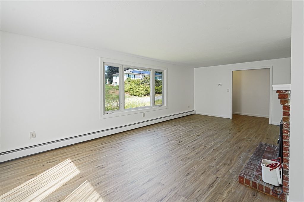 Empty room, Interior, Wood Texture Flooring