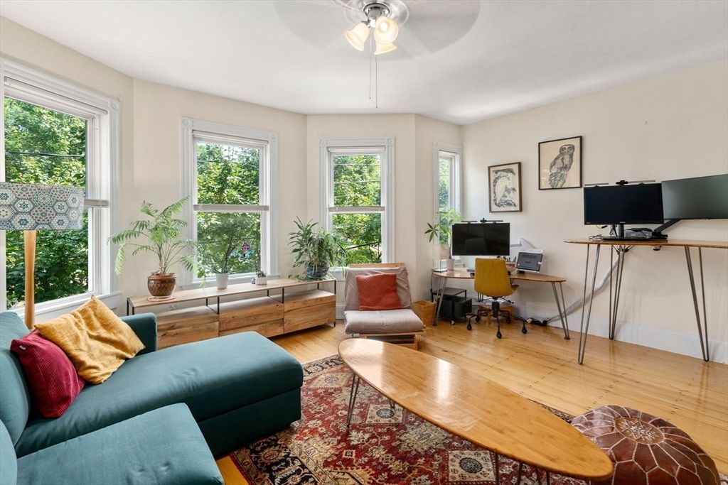 Home Office, Interior, Wood Texture Flooring