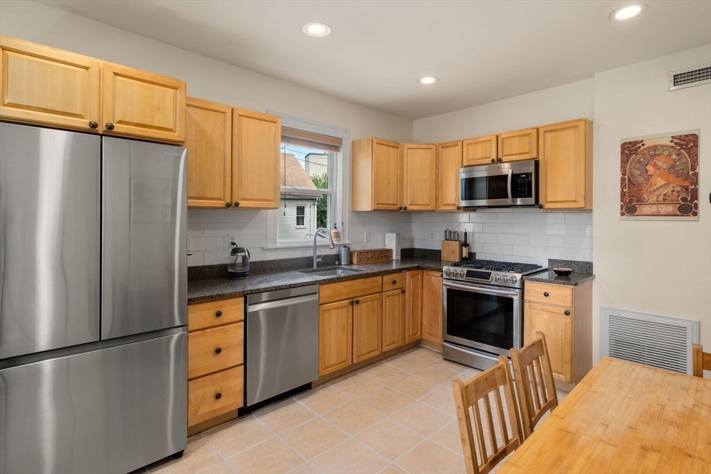 Interior, Kitchen, Recessed Lighting, Stainless Steel Appliances