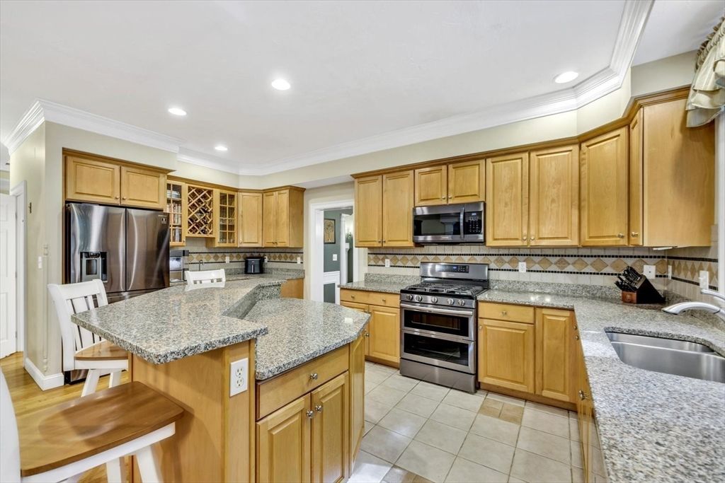 Interior, Kitchen, Recessed Lighting, Stainless Steel Appliances