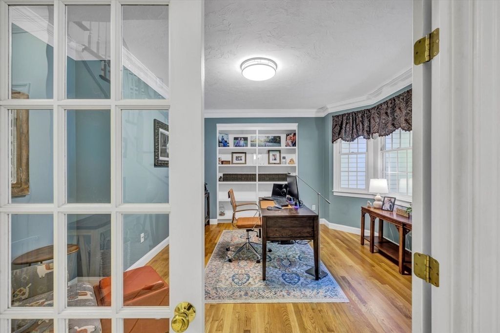Home Office, Interior, Wood Texture Flooring