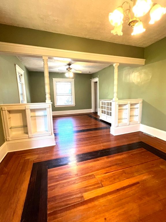 Empty room, Interior, Wood Texture Flooring