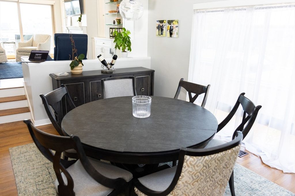 Dining room, Interior, Wood Texture Flooring