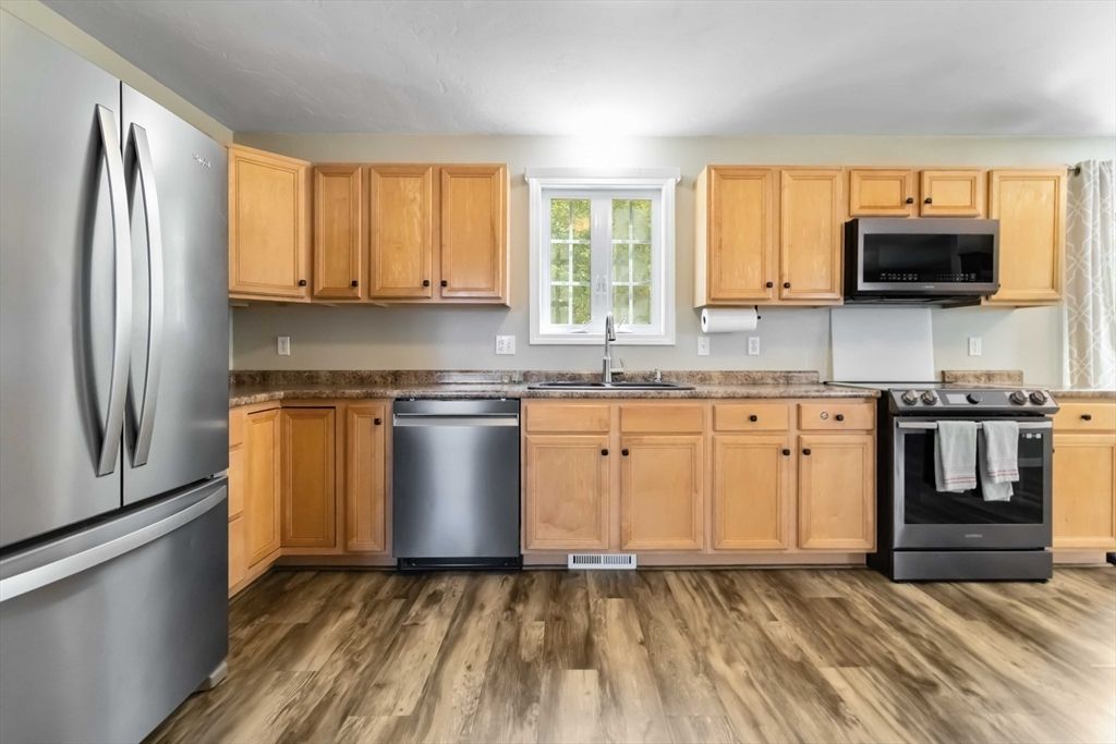 Interior, Kitchen, Wood Texture Flooring