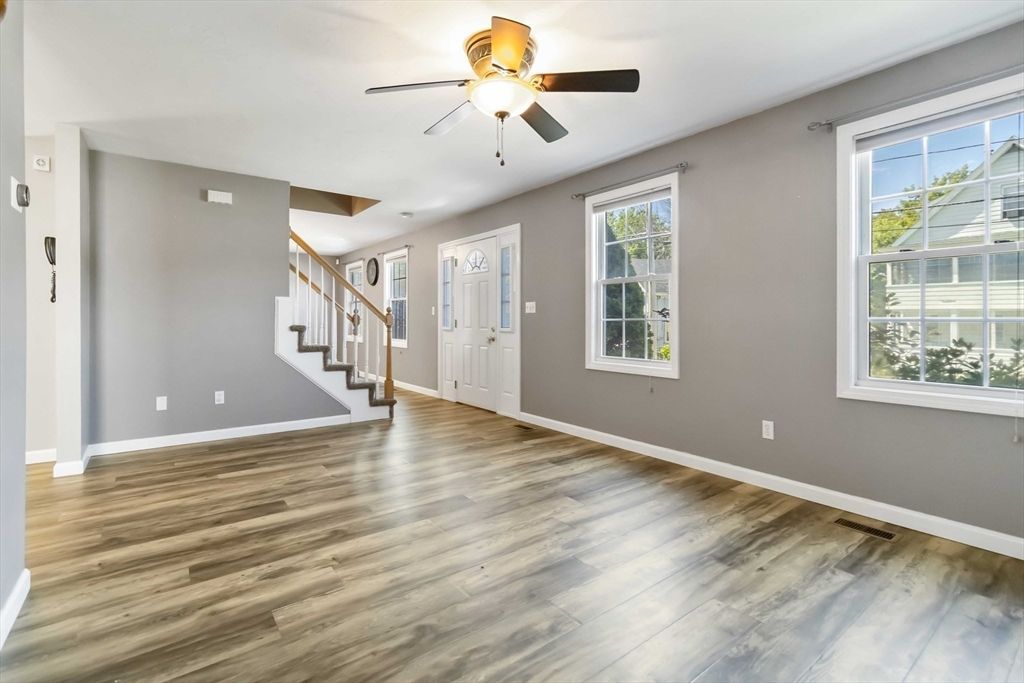 Empty room, Interior, Wood Texture Flooring