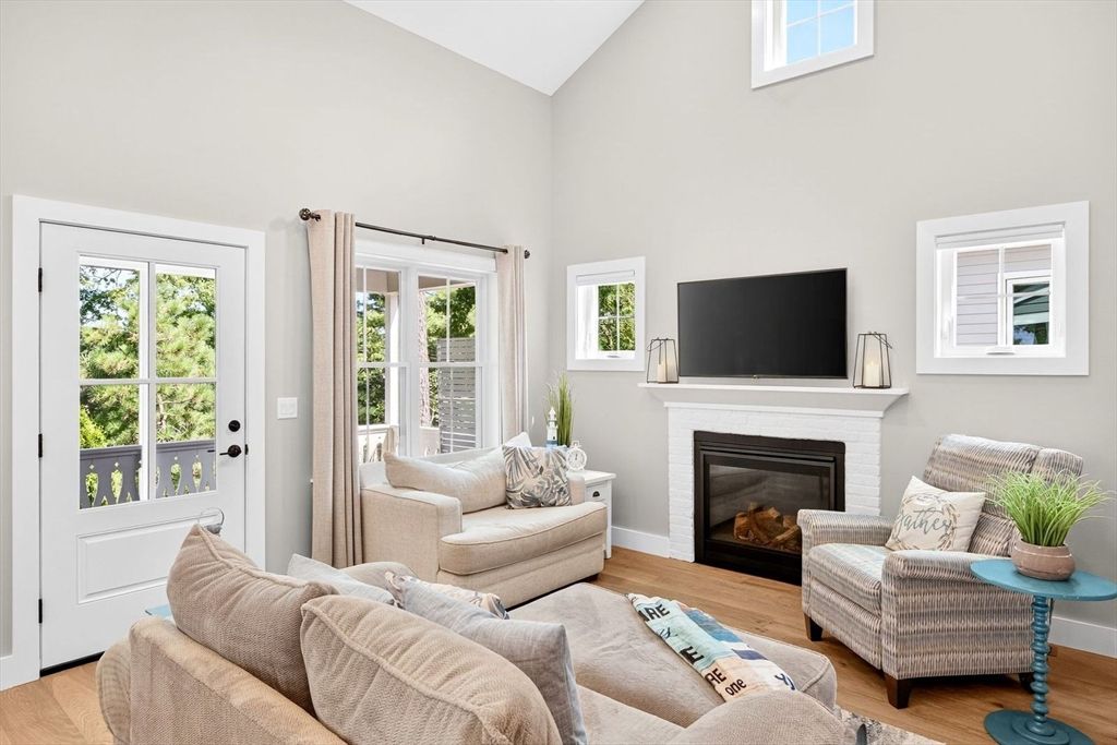 Fireplace, Interior, Living room, Wood Texture Flooring
