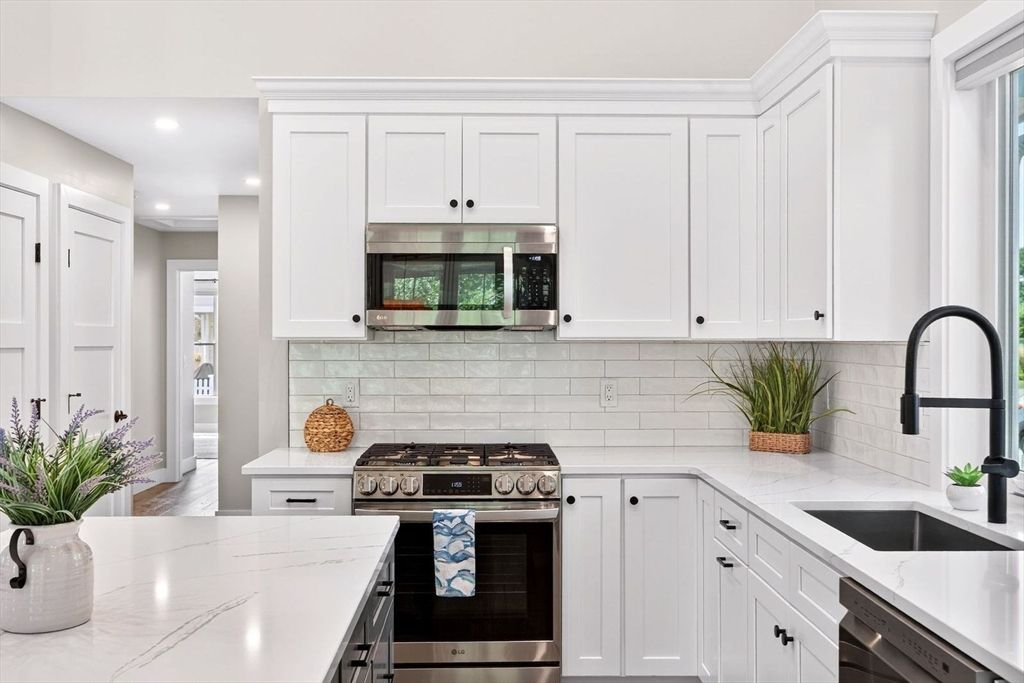 Interior, Kitchen, Recessed Lighting, Stainless Steel Appliances