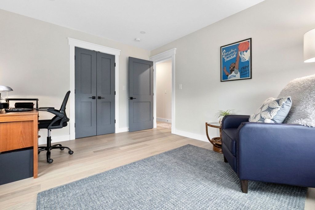 Home Office, Interior, Wood Texture Flooring