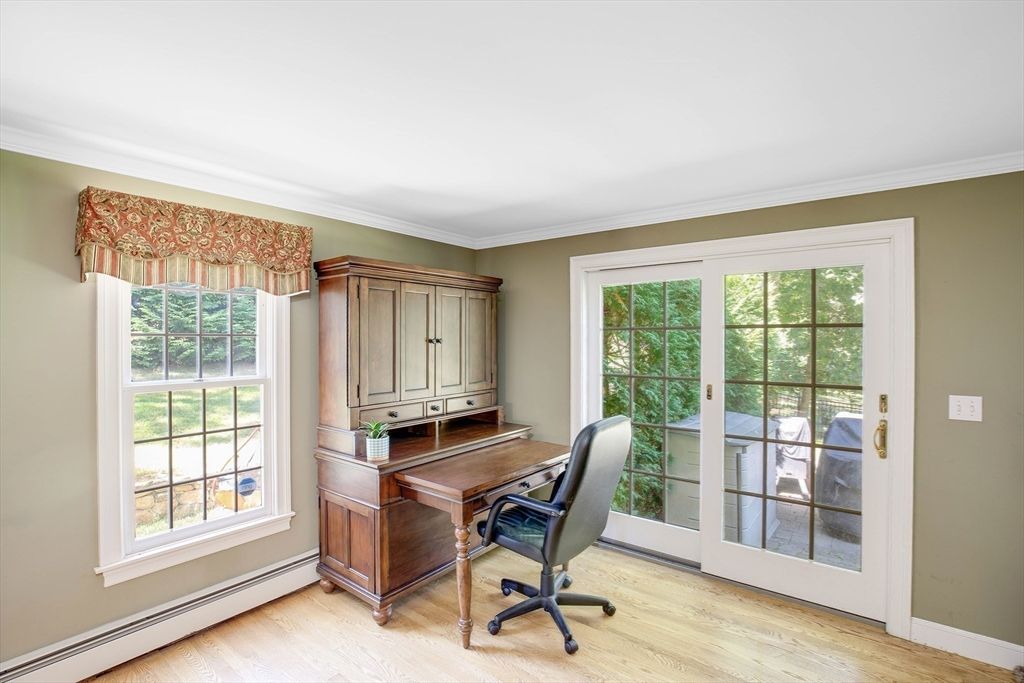 Home Office, Interior, Wood Texture Flooring