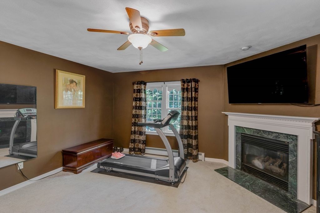 Fireplace, Fitness Equipment, Interior