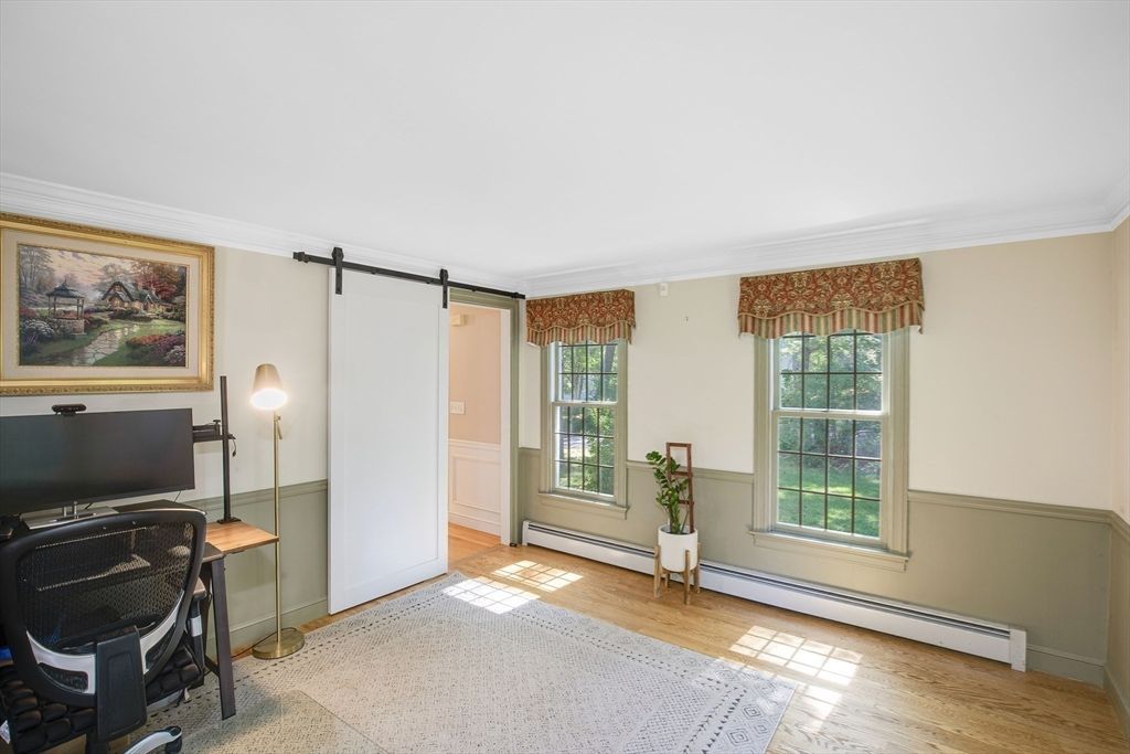 Home Office, Interior, Wood Texture Flooring