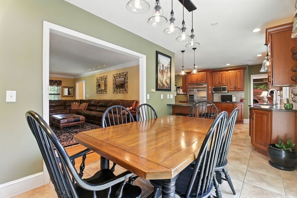 Dining room, Interior, Kitchen, Living room, Pendant Lights, Recessed Lighting
