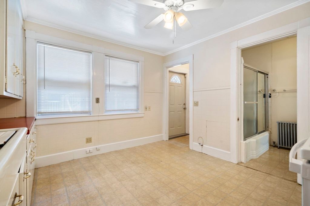 Bathroom, Empty room, Glass Shower, Interior