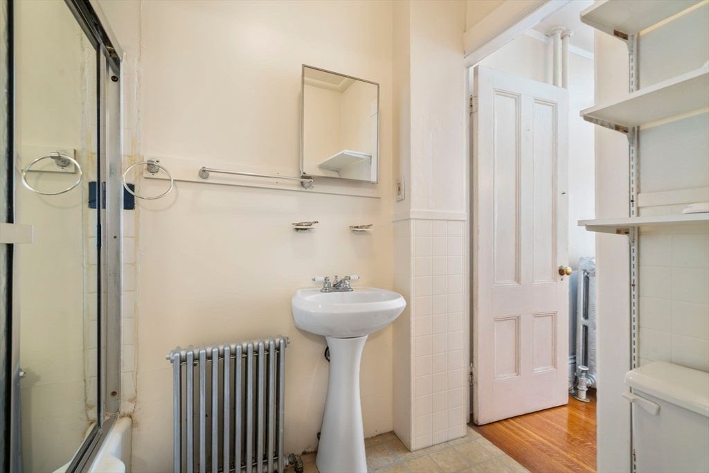 Bathroom, Interior, Wood Texture Flooring