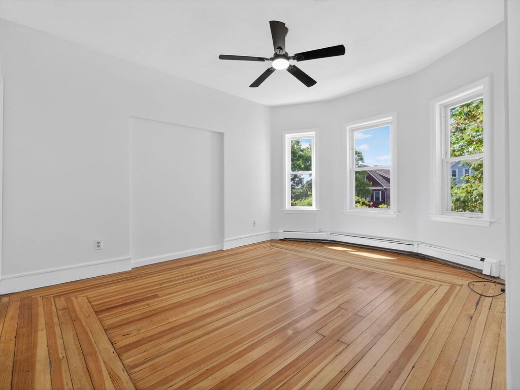 Empty room, Interior, Wood Texture Flooring