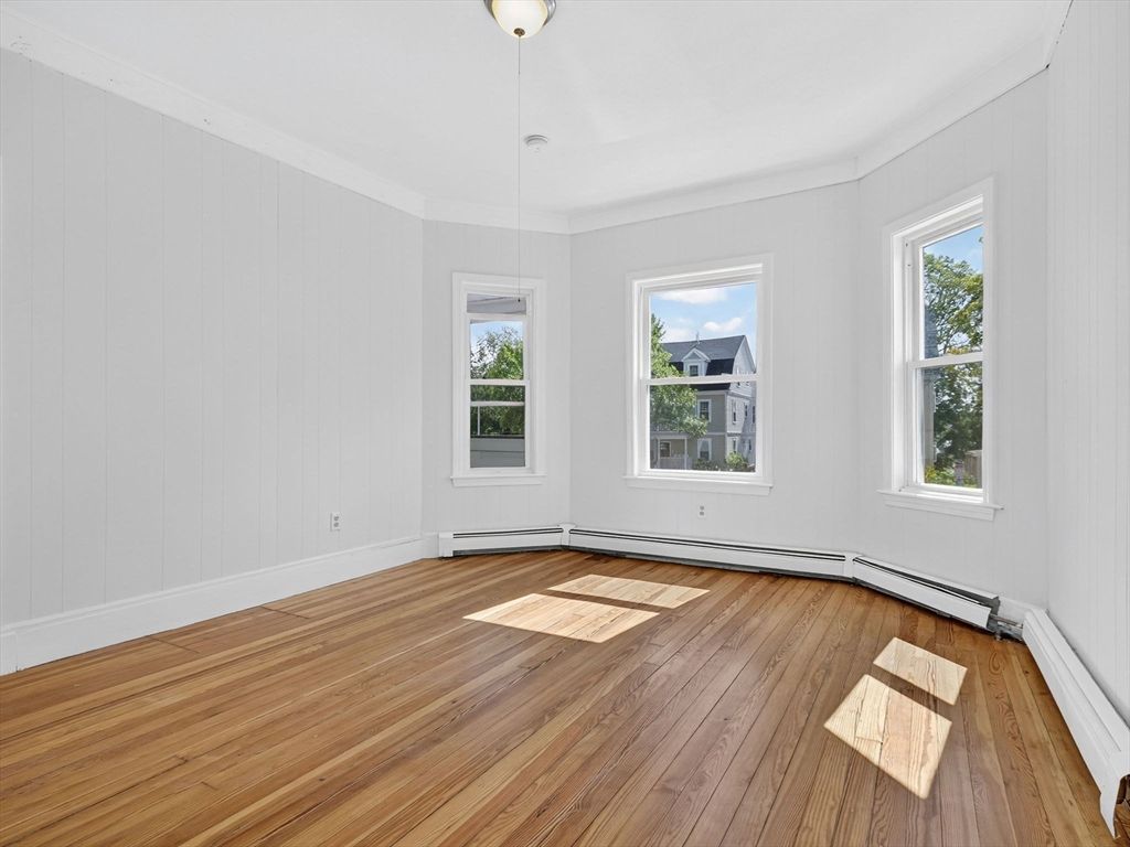 Empty room, Interior, Wood Texture Flooring