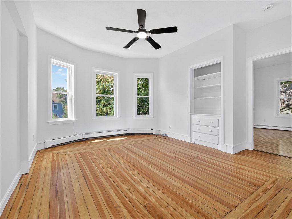 Empty room, Interior, Wood Texture Flooring