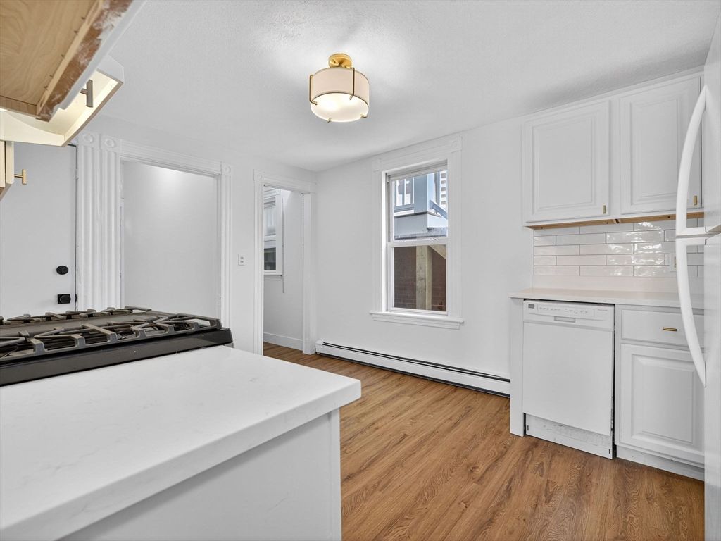 Interior, Kitchen, Wood Texture Flooring