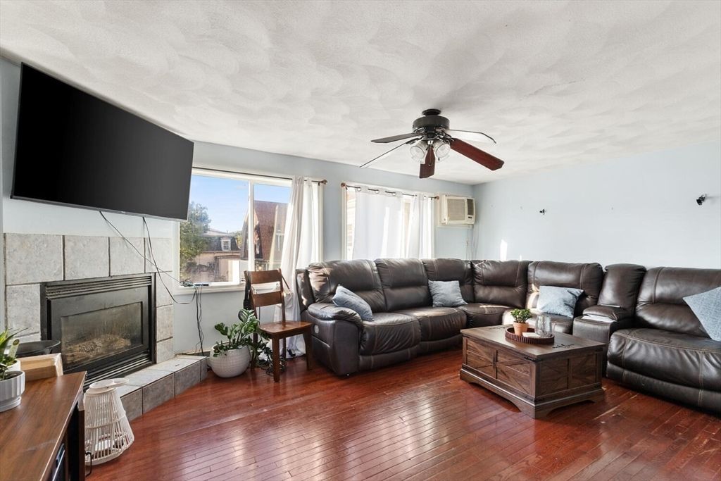 Fireplace, Interior, Living room, Wood Texture Flooring