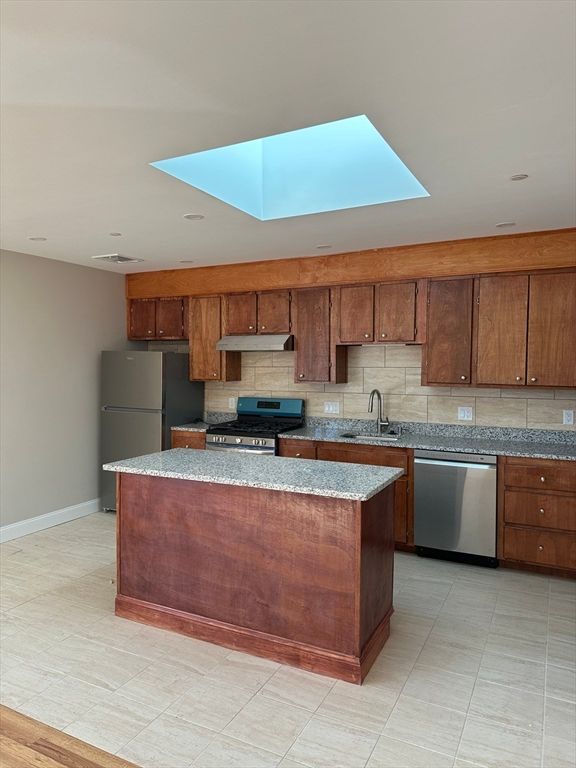 Interior, Kitchen, Recessed Lighting, Stainless Steel Appliances