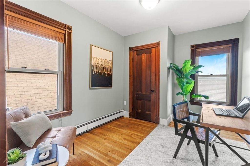 Home Office, Interior, Wood Texture Flooring