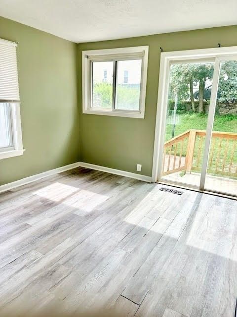 Empty room, Interior, Wood Texture Flooring