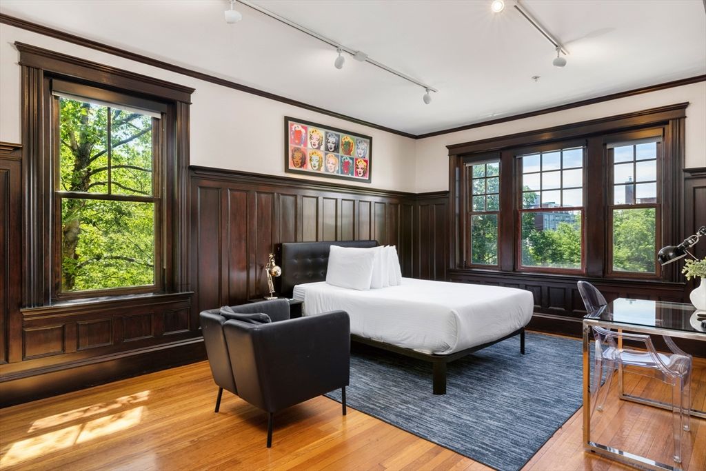 Bedroom, Interior, Wood Texture Flooring