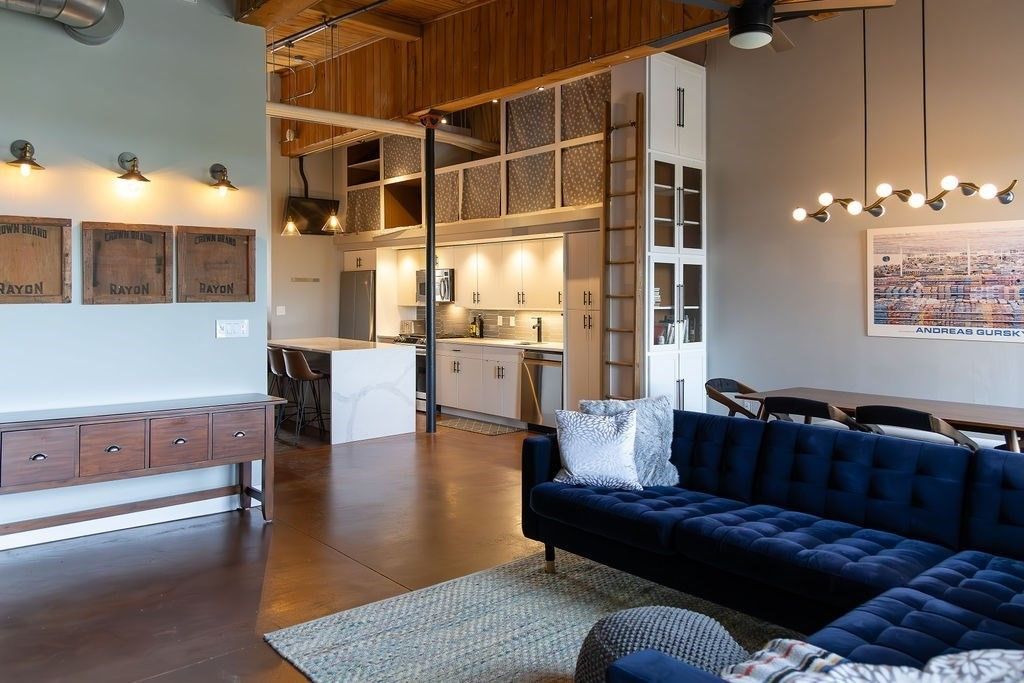 Interior, Kitchen, Living room, Wood Texture Flooring