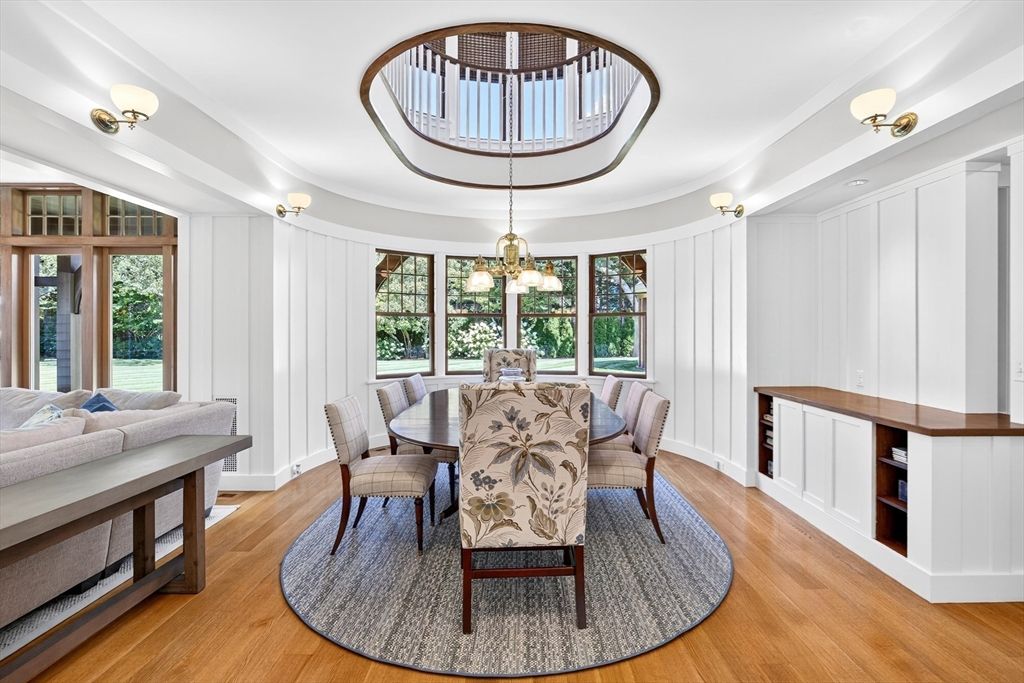 Dining room, Interior, Wood Texture Flooring
