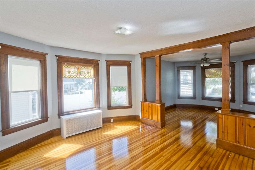Empty room, Interior, Wood Texture Flooring