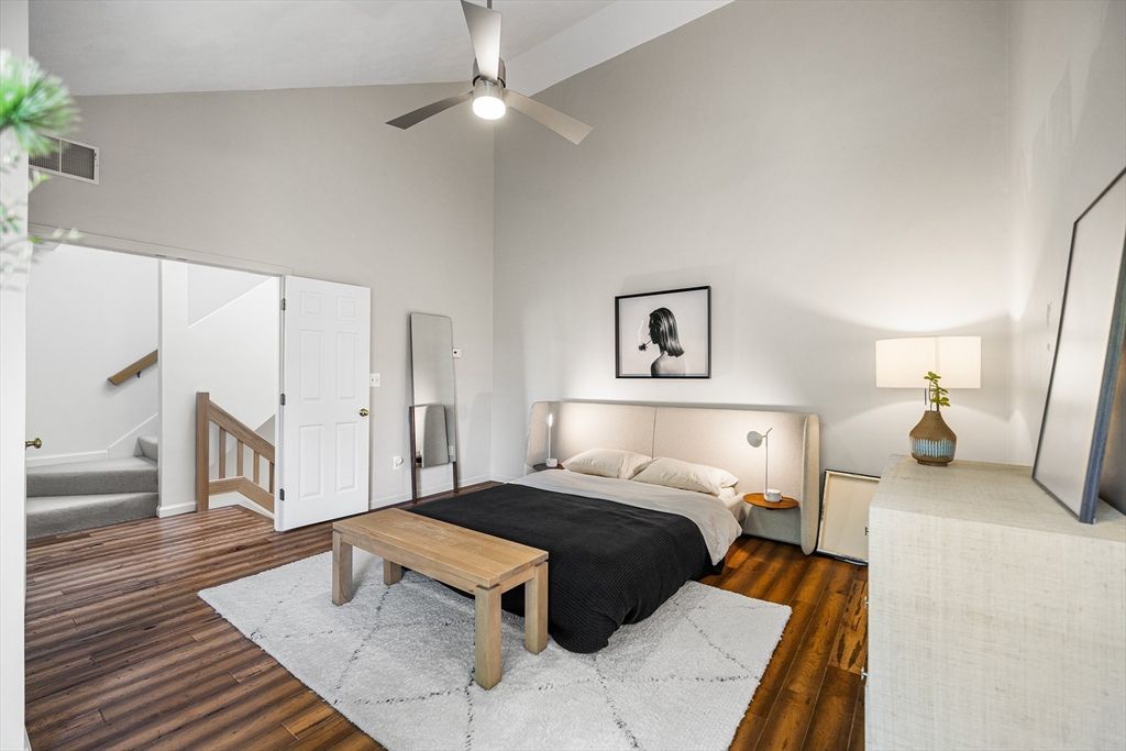 Bedroom, Interior, Wood Texture Flooring