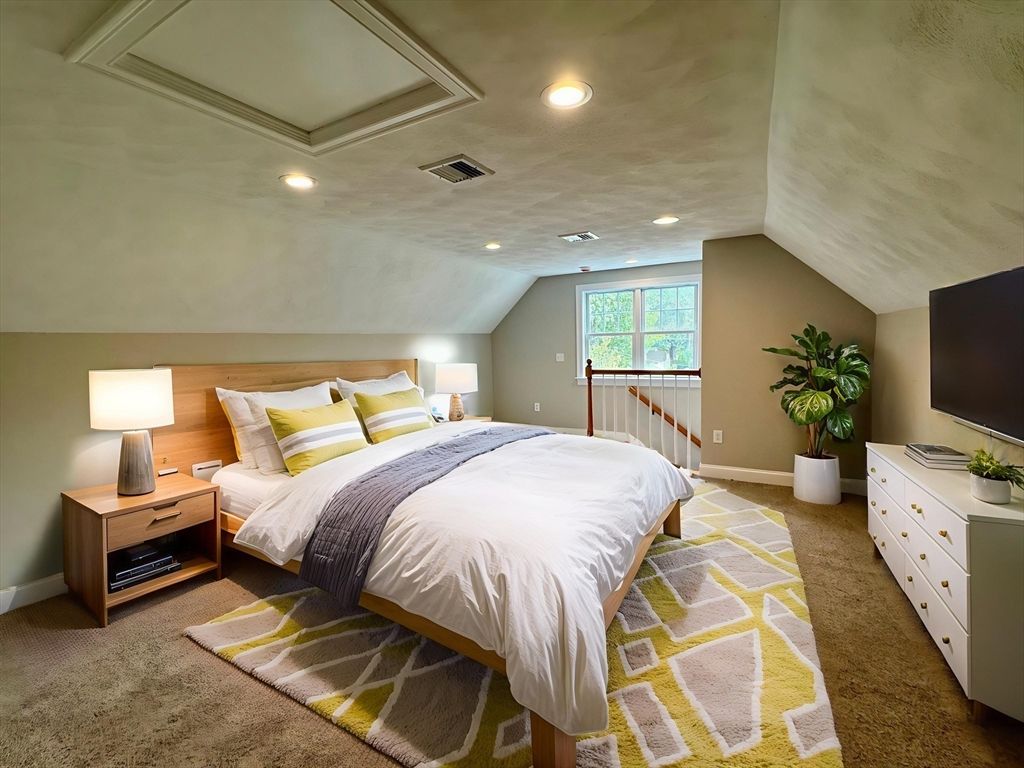 Bedroom, Interior, Recessed Lighting