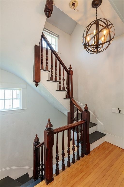 Chandelier, Interior, Wood Texture Flooring