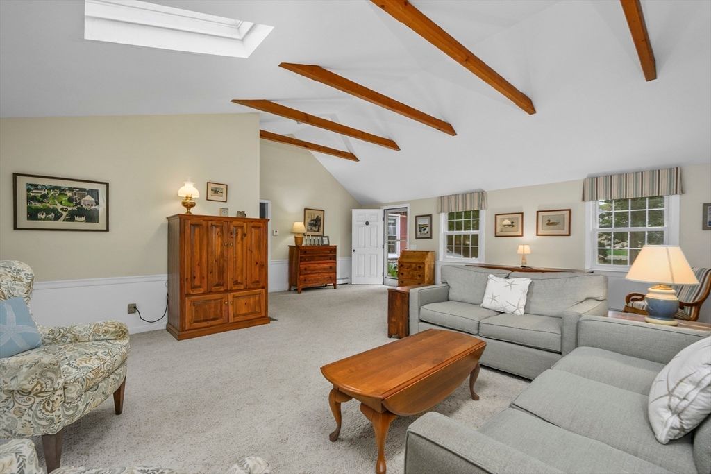 Interior, Living room, Wooden Beams