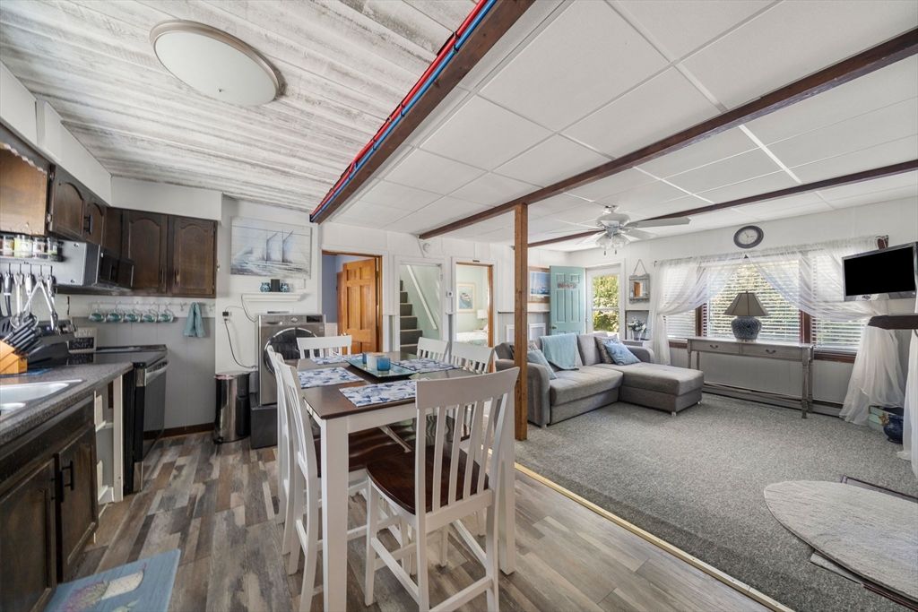 Dining room, Interior, Kitchen, Wood Texture Flooring