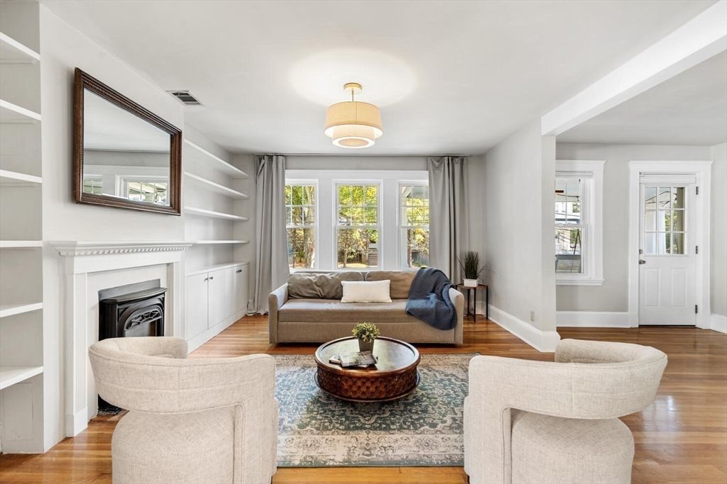 Fireplace, Interior, Living room, Wood Texture Flooring