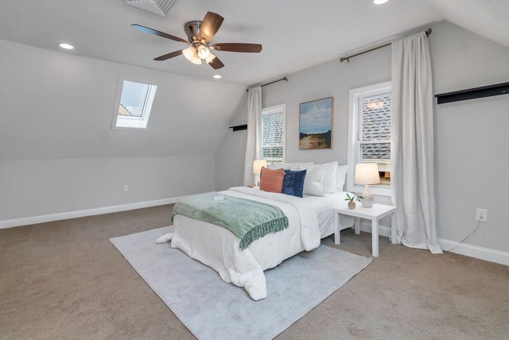 Bedroom, Interior, Recessed Lighting