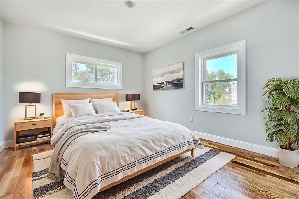Bedroom, Interior, Wood Texture Flooring