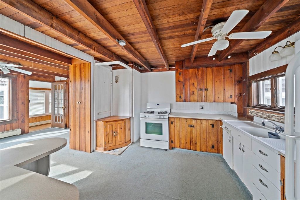 Interior, Kitchen, Wooden Beams, Wooden Ceilings, Wooden Walls