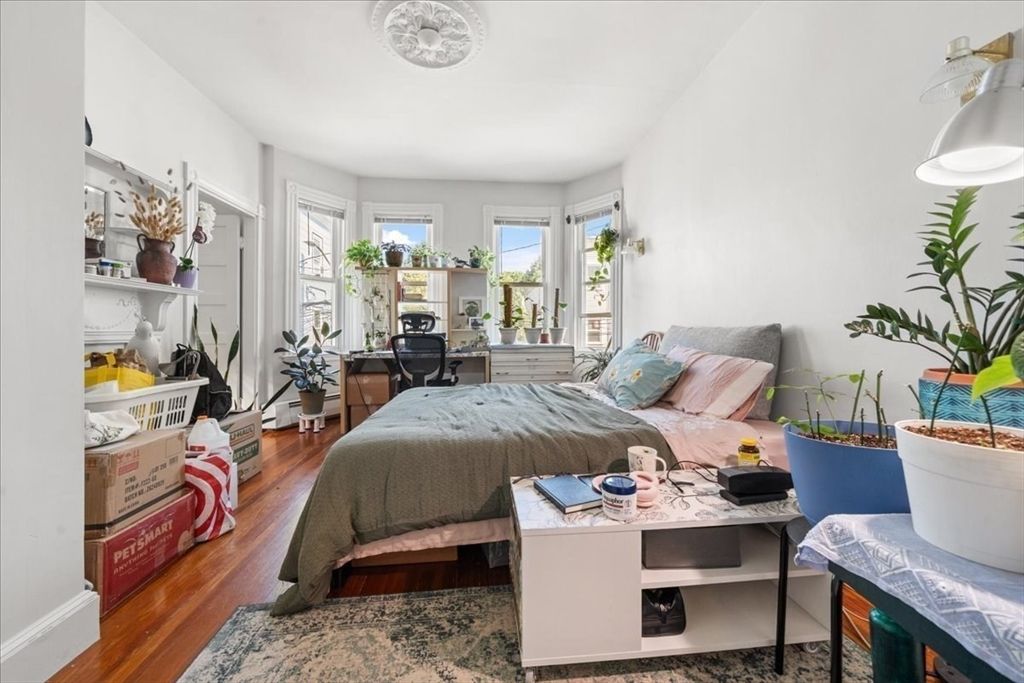 Bedroom, Interior, Wood Texture Flooring