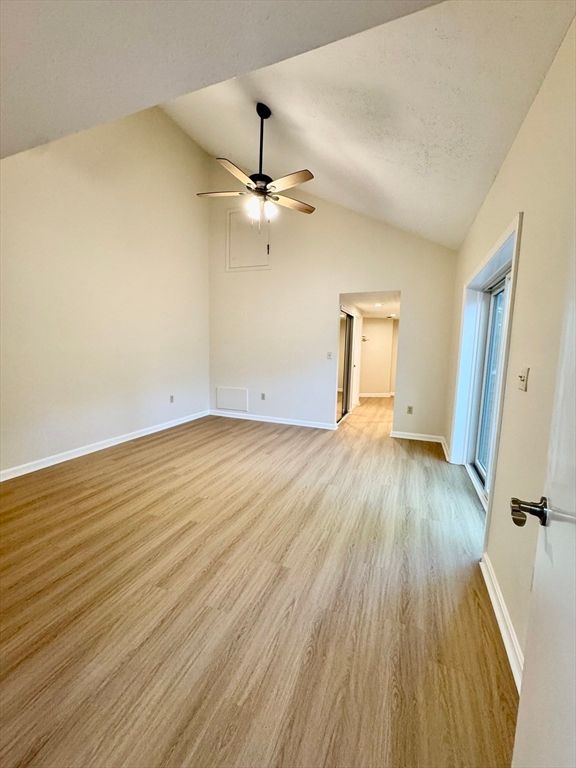 Empty room, Interior, Wood Texture Flooring