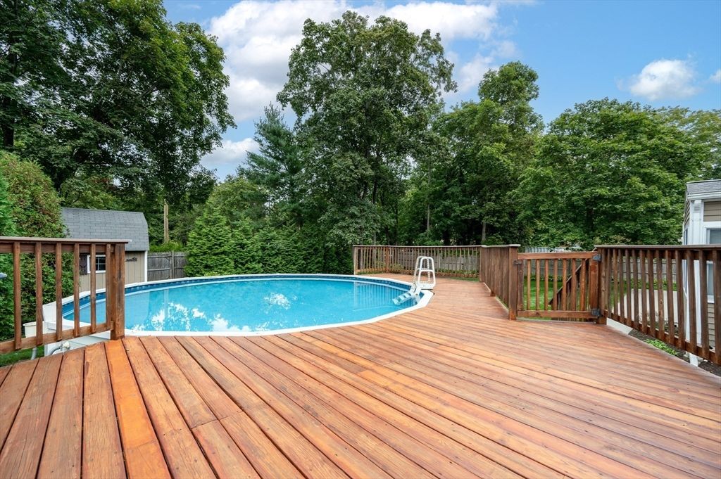 Exterior, Pool, Wood Texture Flooring