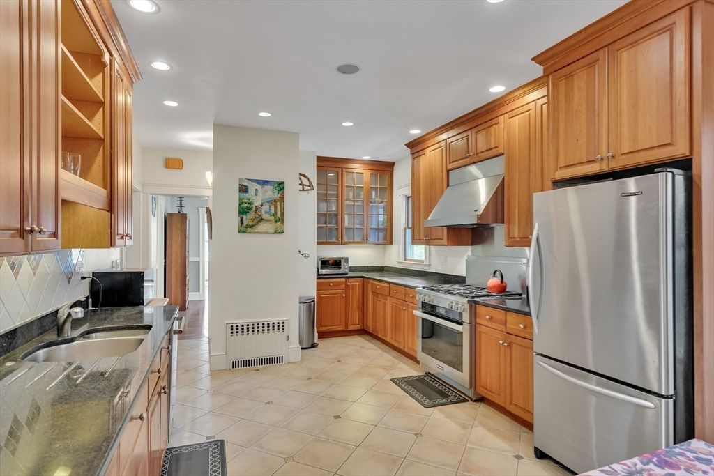 Interior, Kitchen, Recessed Lighting, Stainless Steel Appliances